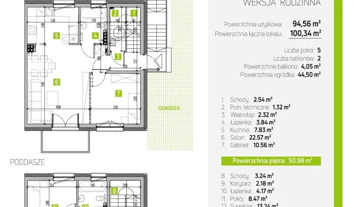 Mieszkanie 5-pokojowe Oława Nowy Otok, ul. Daglezjowa
