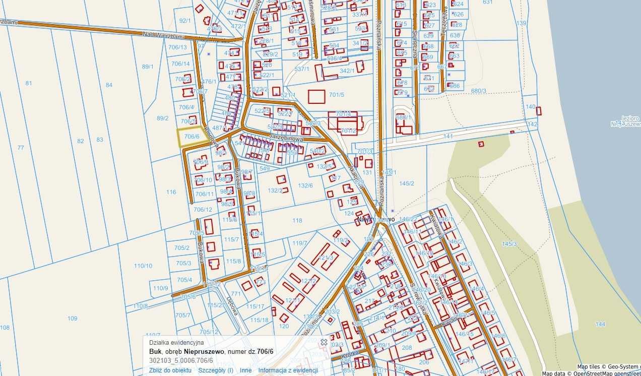 Działka budowlana Niepruszewo. Zdjęcie 1