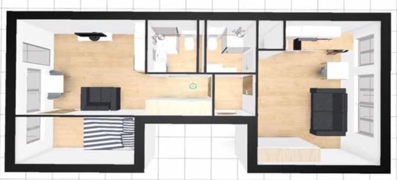 Mieszkanie 2-pokojowe Opole Nadodrze, ul. Piotra Niedurnego