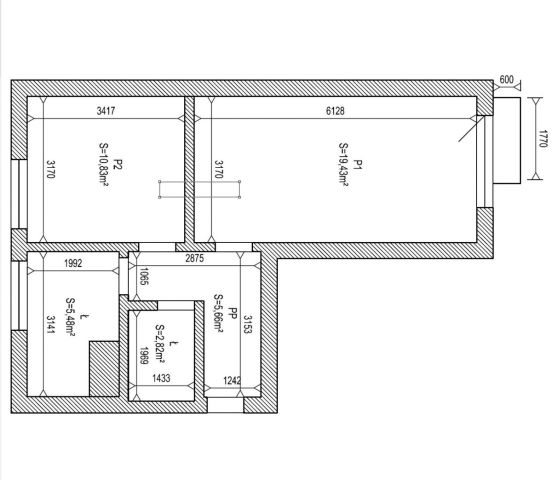 Mieszkanie 2-pokojowe Gdańsk Przymorze, ul. Jagiellońska. Zdjęcie 1