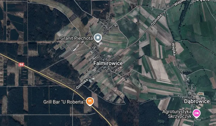 Działka budowlana Falmirowice