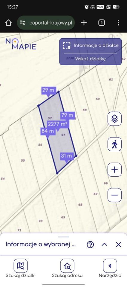 Działka rolna Trzebica