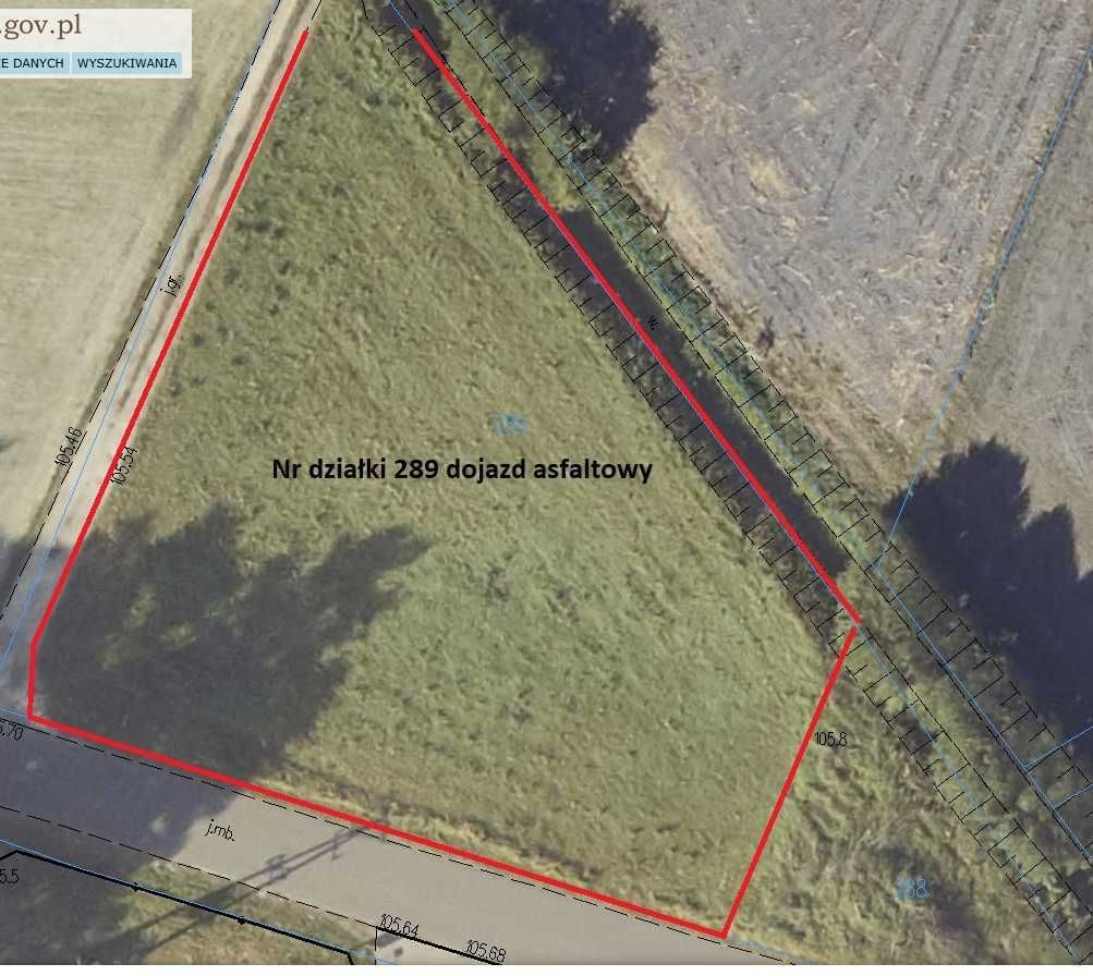 Działka budowlana Jaroszewice Rychwalskie. Zdjęcie 2