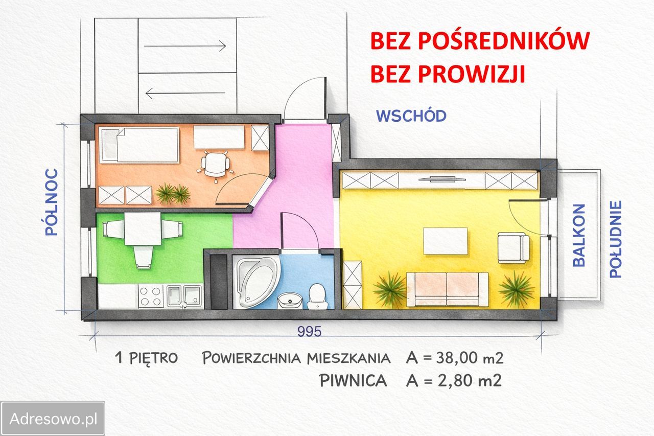 Mieszkanie 2-pokojowe Żuromin, ul. Szkolna. Zdjęcie 1