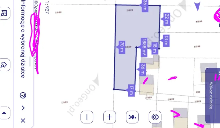 Działka budowlana Lutogniew, ul. Polna