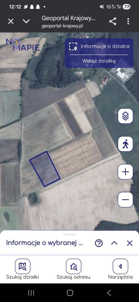 Działka rolna Garnowo