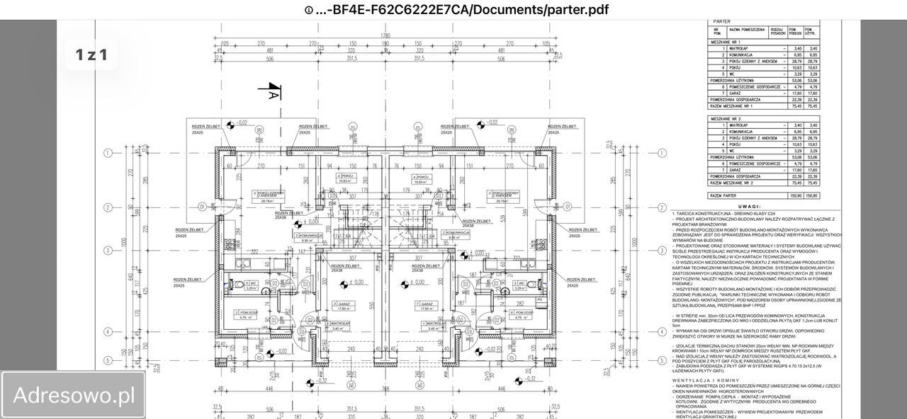 bliźniak, 4 pokoje Zbrudzewo, ul. Szafirowa. Zdjęcie 1