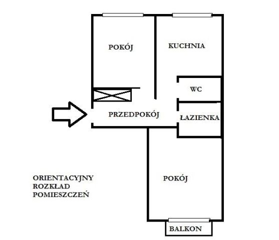 Mieszkanie 2-pokojowe Wrocław Fabryczna, ul. Jerzego Bajana. Zdjęcie 13