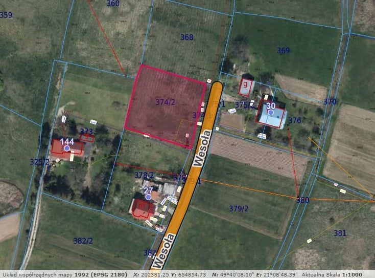 Działka budowlana Gorlice, ul. Wesoła. Zdjęcie 5