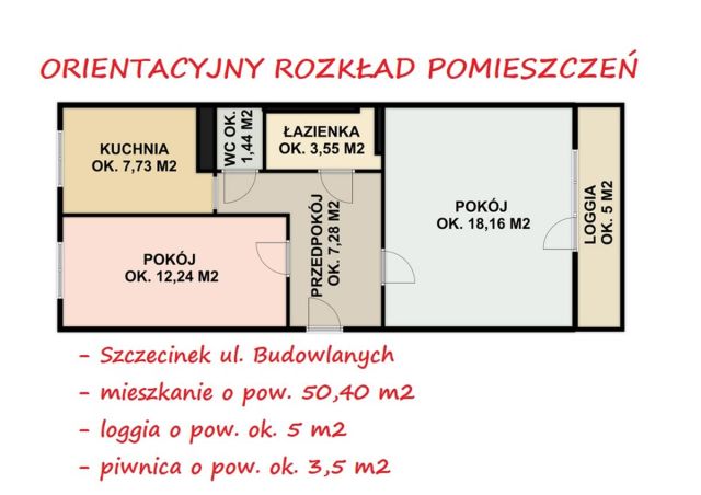 Mieszkanie 2-pokojowe Szczecinek, ul. Budowlanych. Zdjęcie 13