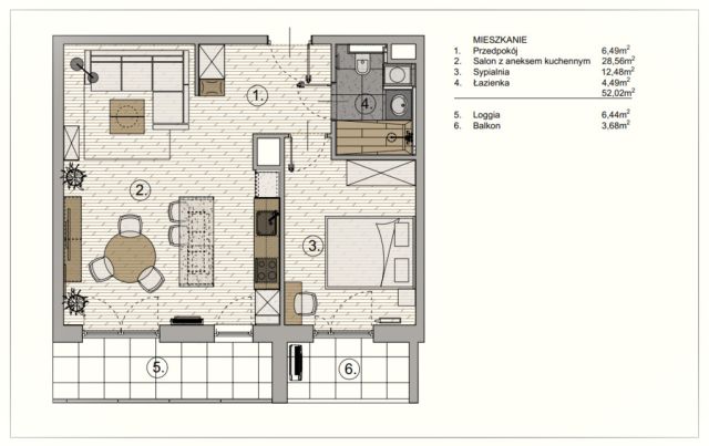 Mieszkanie 2-pokojowe Kraków, ul. Orawska. Zdjęcie 17