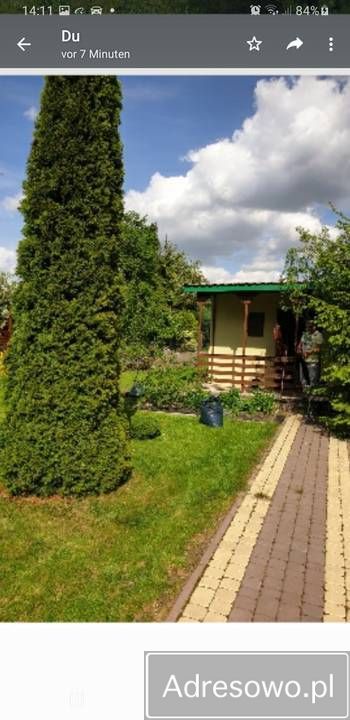 Działka rekreacyjna Łódź Nowe Sady