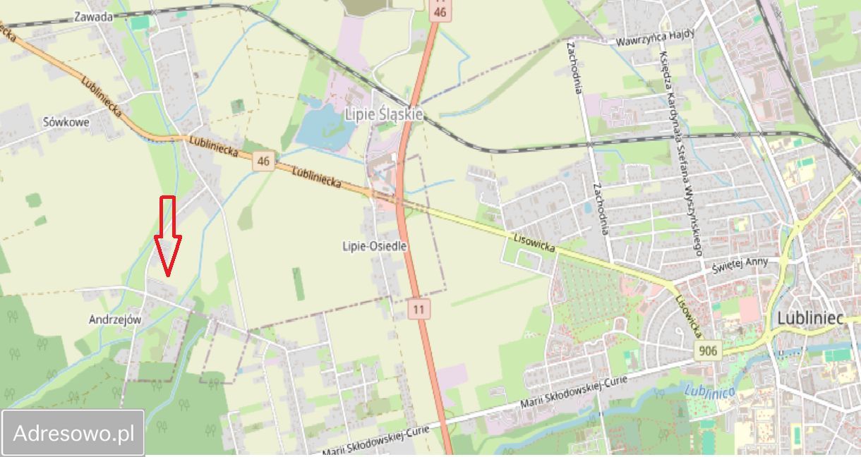 Działka budowlana Lisowice, ul. Andrzejowa. Zdjęcie 2
