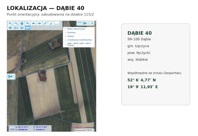 Działka rolno-budowlana Dąbie. Zdjęcie 6