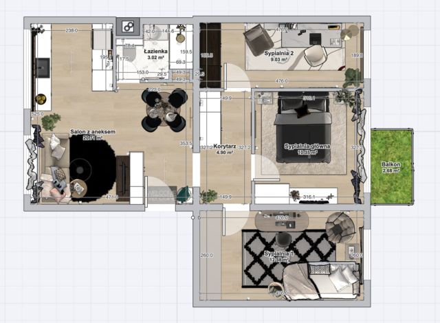 Mieszkanie 4-pokojowe Lublin Czuby, ul. Gościnna. Zdjęcie 19