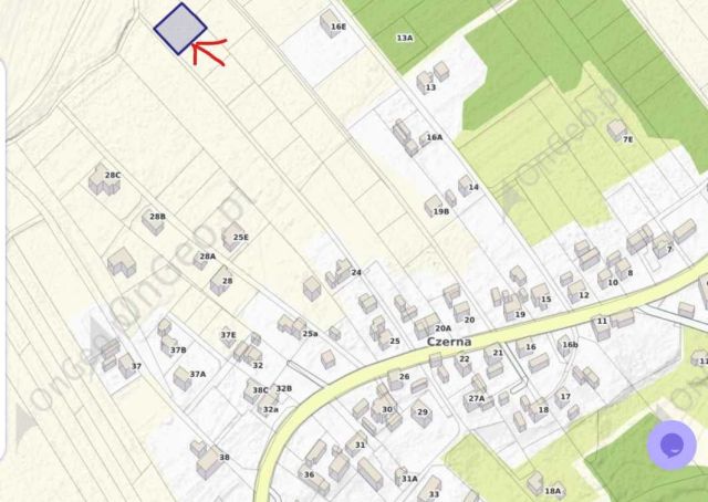 Działka budowlana Czerna. Zdjęcie 1