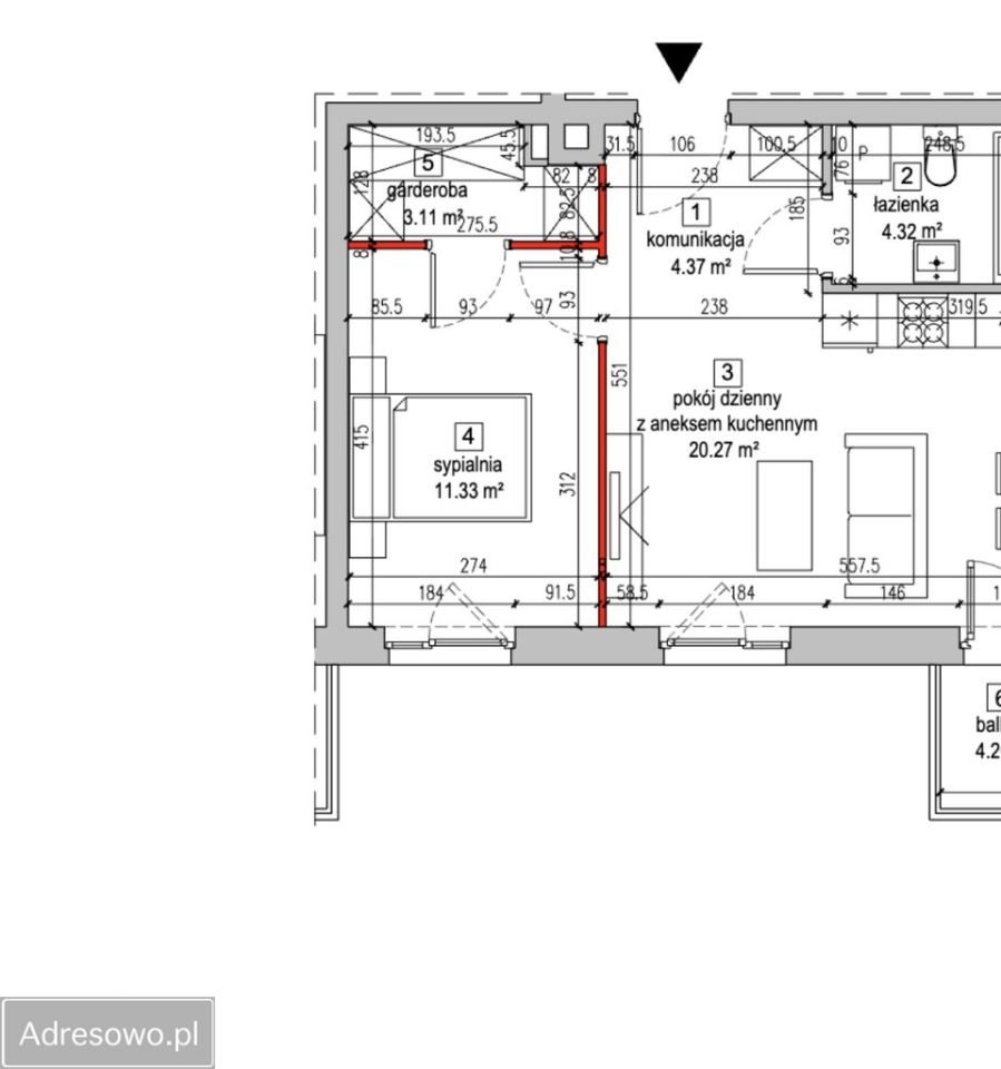 Mieszkanie 2-pokojowe Wrocław Jagodno, ul. Stanisława Drabika. Zdjęcie 9