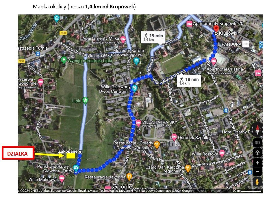 Działka rolno-budowlana Zakopane, ul. Za Strugiem. Zdjęcie 6