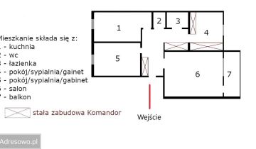 Mieszkanie 3-pokojowe Wejherowo, ul. Stefana Żeromskiego