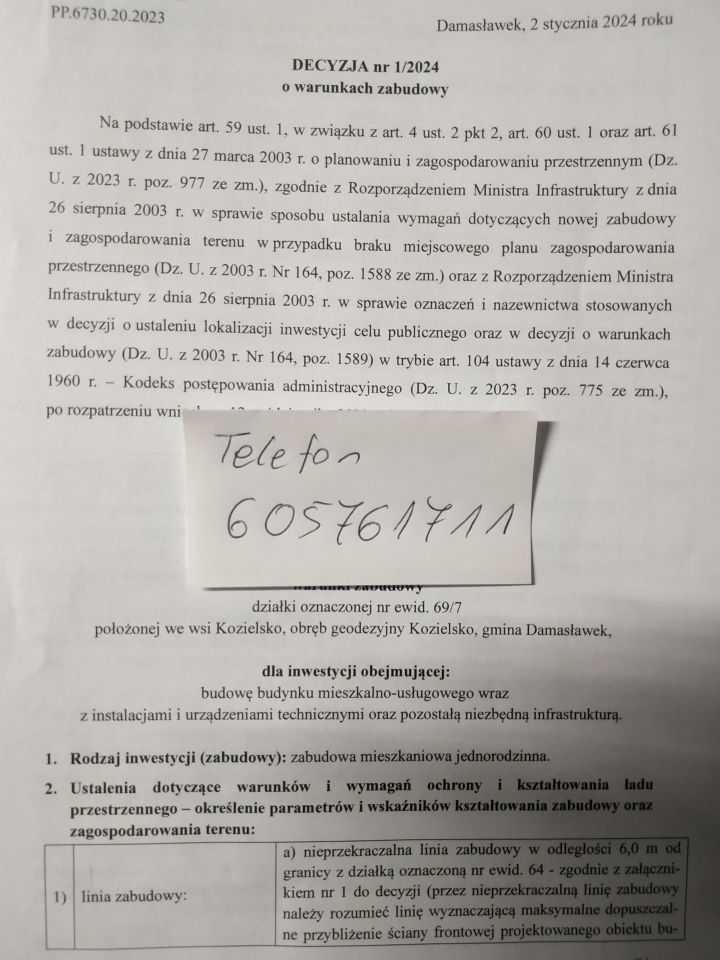 Działka budowlana Kozielsko. Zdjęcie 3