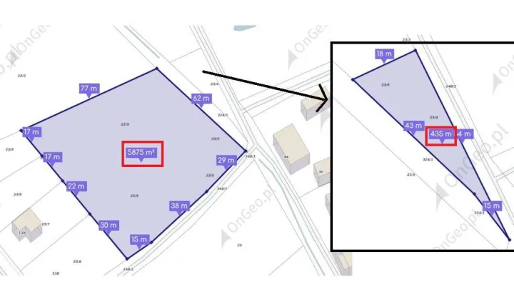 Działka budowlana Krościna Wielka