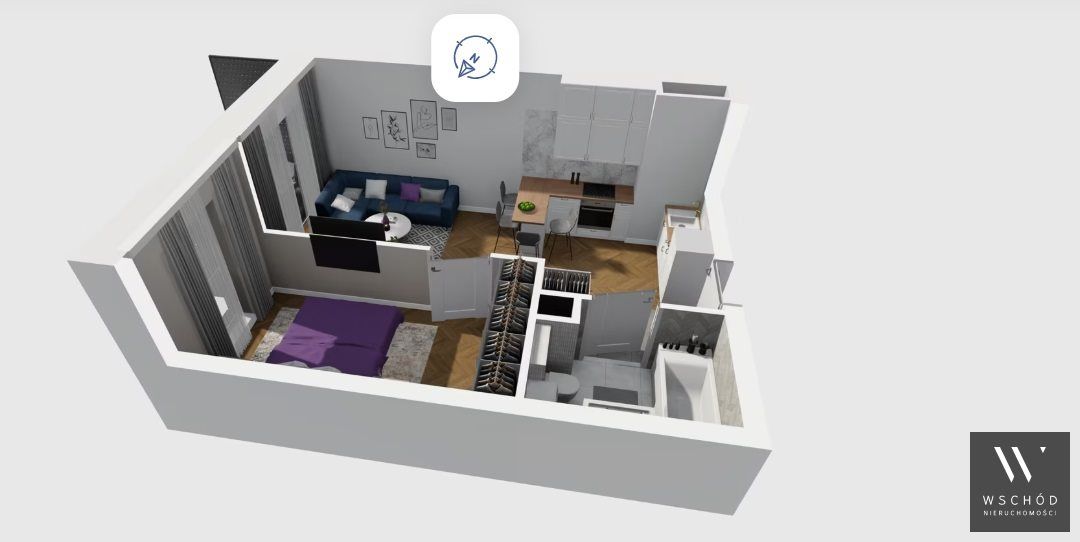 Mieszkanie 2-pokojowe Kraków Prądnik Biały. Zdjęcie 2