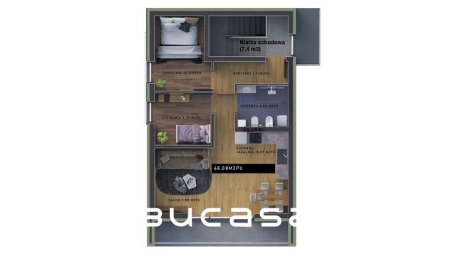 Mieszkanie 3-pokojowe Bochnia, ul. Proszowska. Zdjęcie 6