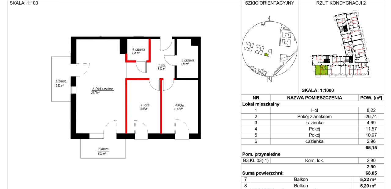 Mieszkanie 3-pokojowe Poznań Ławica, ul. Leśnych Skrzatów. Zdjęcie 25