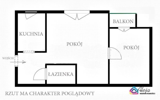 Mieszkanie 2-pokojowe Częstochowa Tysiąclecie, ul. Broniewskiego. Zdjęcie 13