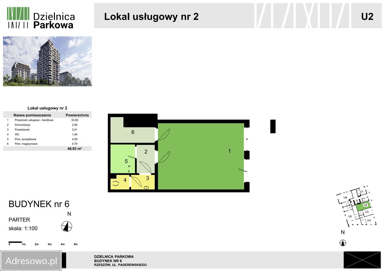 Lokal Rzeszów Słocina, ul. Ignacego Paderewskiego. Zdjęcie 19