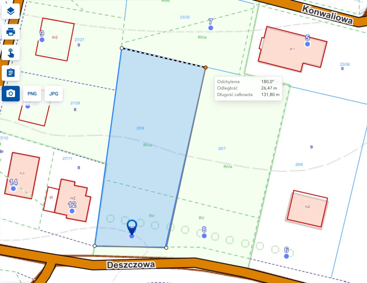 Działka budowlana Szczecin Płonia, ul. Deszczowa. Zdjęcie 6