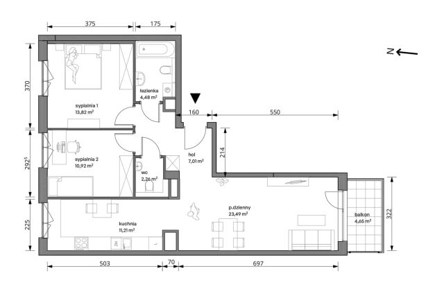 Mieszkanie 3-pokojowe Warszawa Włochy, ul. Trzcinowa. Zdjęcie 7