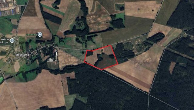 Działka inwestycyjna Miłostowo. Zdjęcie 1