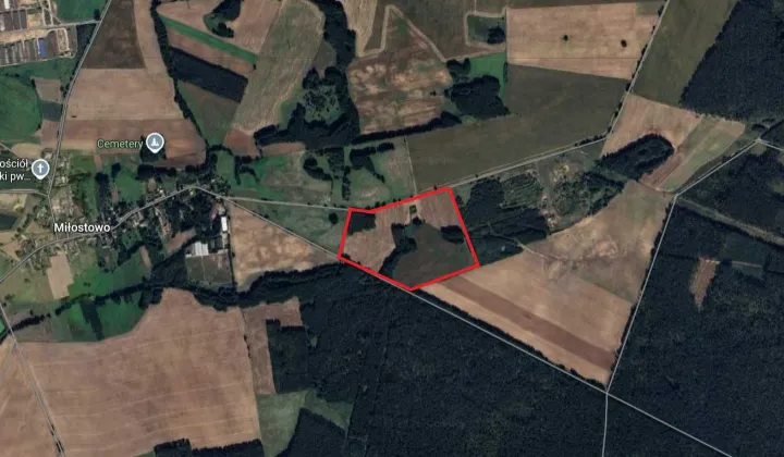 Działka inwestycyjna Miłostowo