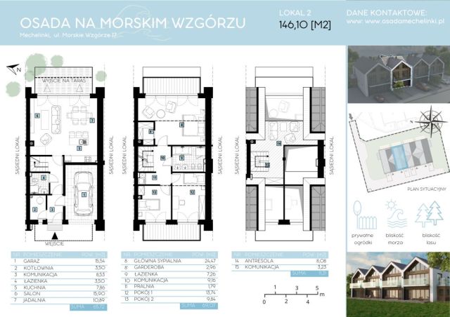 dom szeregowy, 6 pokoi Mechelinki, ul. Morskie Wzgórze. Zdjęcie 19