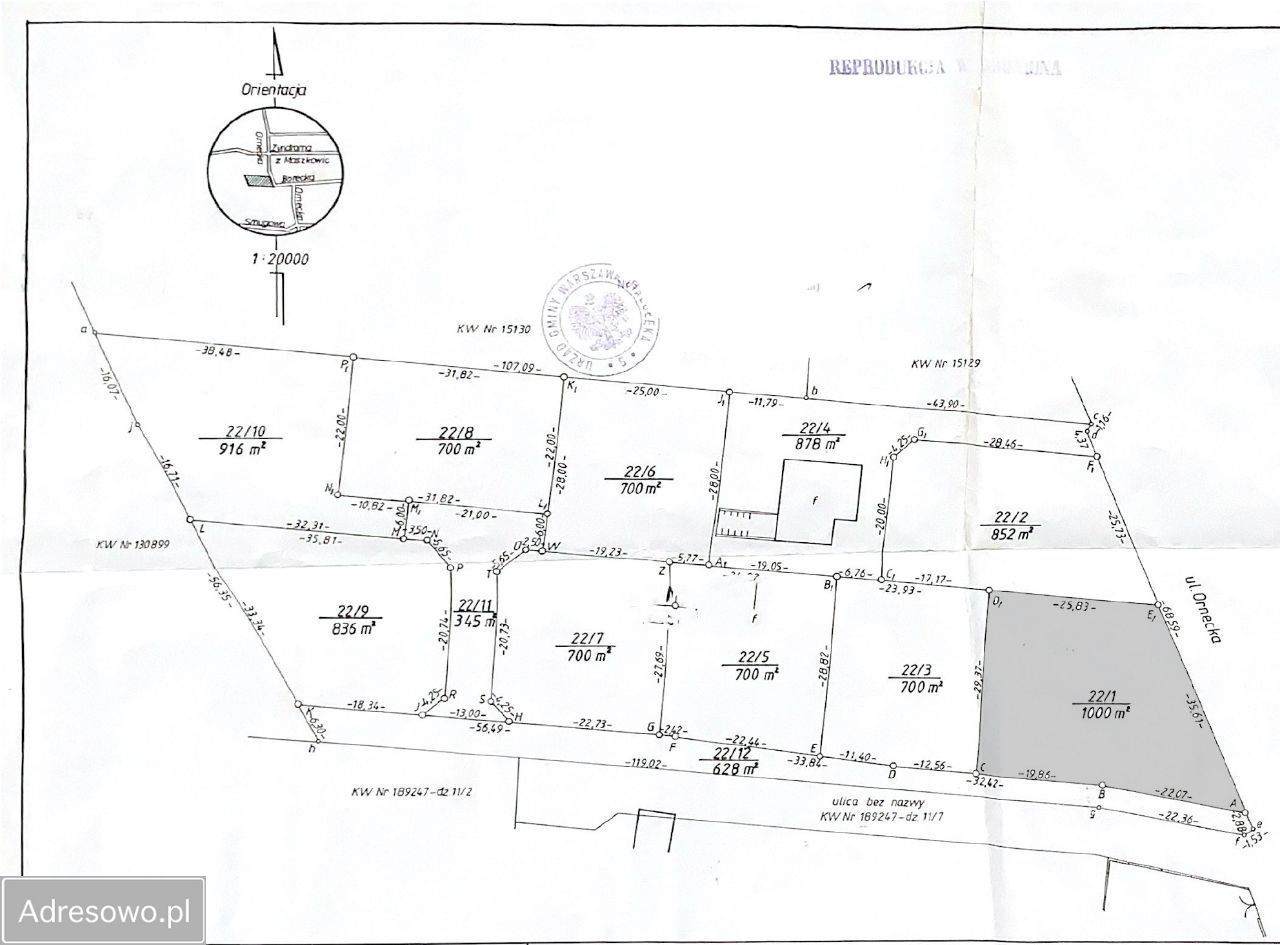 Działka budowlana Warszawa Białołęka, ul. Waligóry. Zdjęcie 2