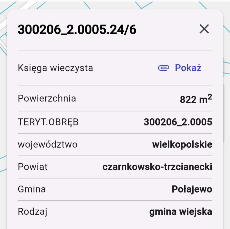 Działka budowlana Połajewo. Zdjęcie 2