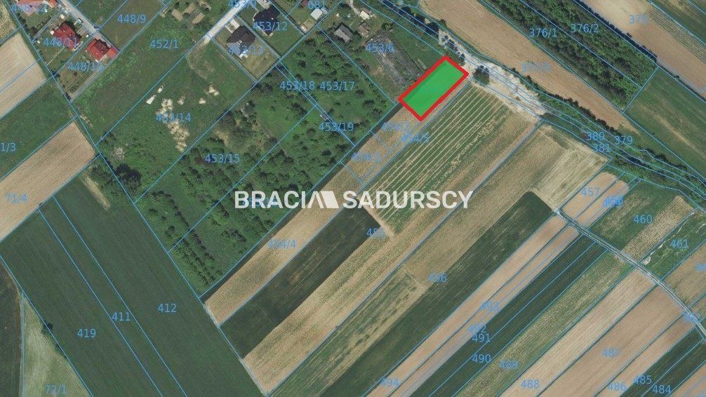 Działka inwestycyjna Kocmyrzów, ul. Wąwozowa. Zdjęcie 8