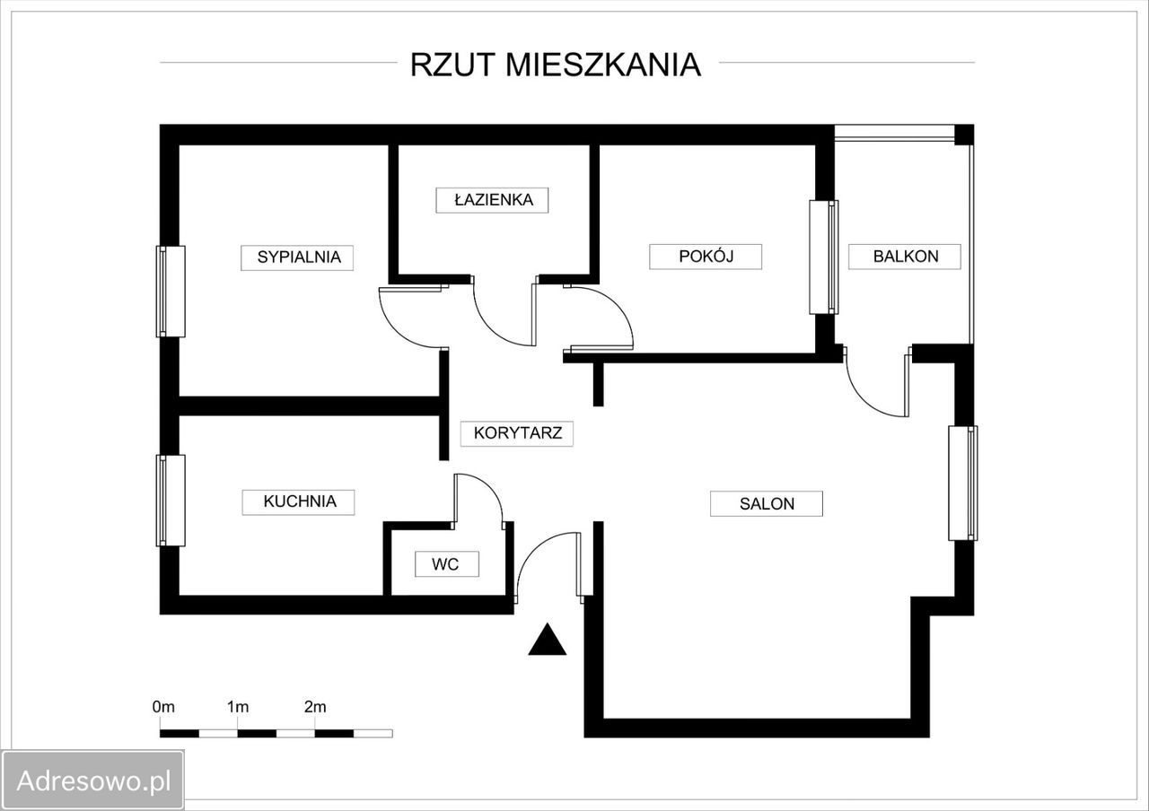 Mieszkanie 3-pokojowe Łańcut, os. Władysława Sikorskiego. Zdjęcie 11