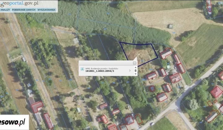 Działka budowlana Stalowa Wola Swoły, ul. Słoneczna