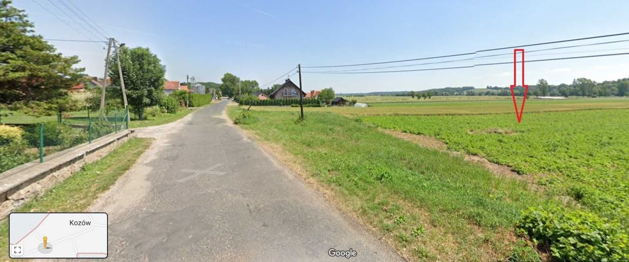Działka rolno-budowlana Kozów. Zdjęcie 2