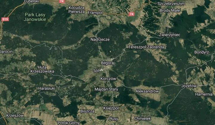 Działka rolno-budowlana Biłgoraj Podlesie, ul. Spokojna