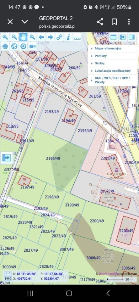 Działka inwestycyjna Miasteczko Śląskie, ul. Łąkowa