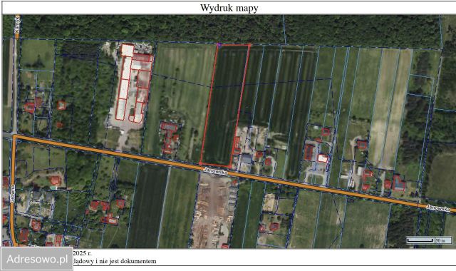 Działka inwestycyjna Zrębice, ul. Janowska. Zdjęcie 1