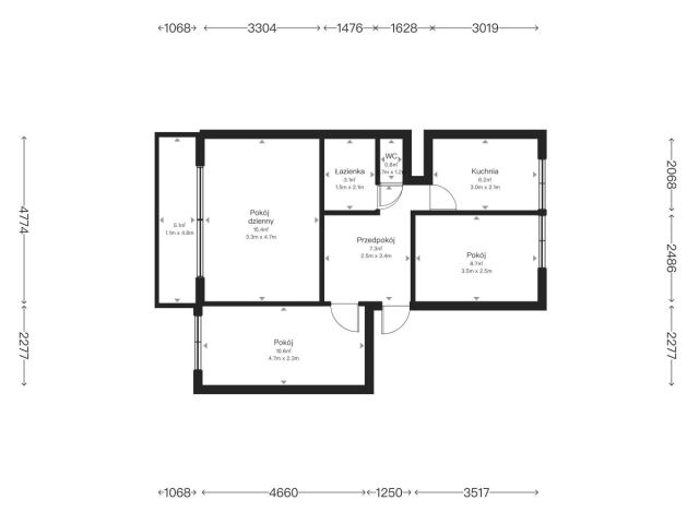 Mieszkanie 3-pokojowe Łódź Radogoszcz, ul. 11 Listopada. Zdjęcie 10
