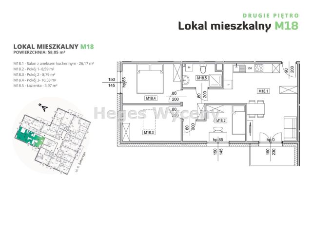 Mieszkanie 4-pokojowe Legnica, ul. Stefana Batorego. Zdjęcie 12