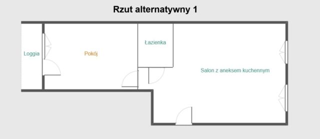 Mieszkanie 2-pokojowe Rzeszów, ul. Dąbrówki. Zdjęcie 6