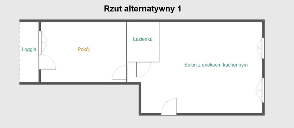 Mieszkanie 2-pokojowe Rzeszów, ul. Dąbrówki. Zdjęcie 6