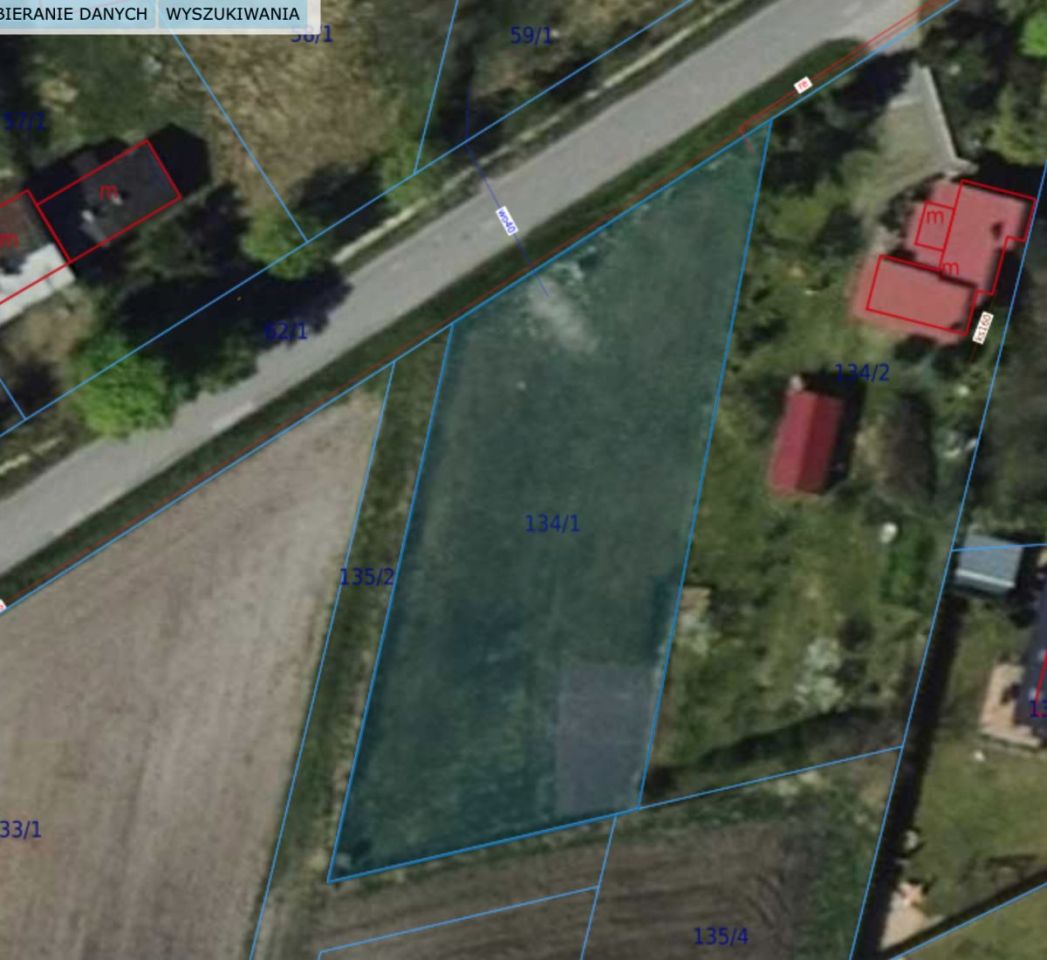 Działka budowlana Sanie