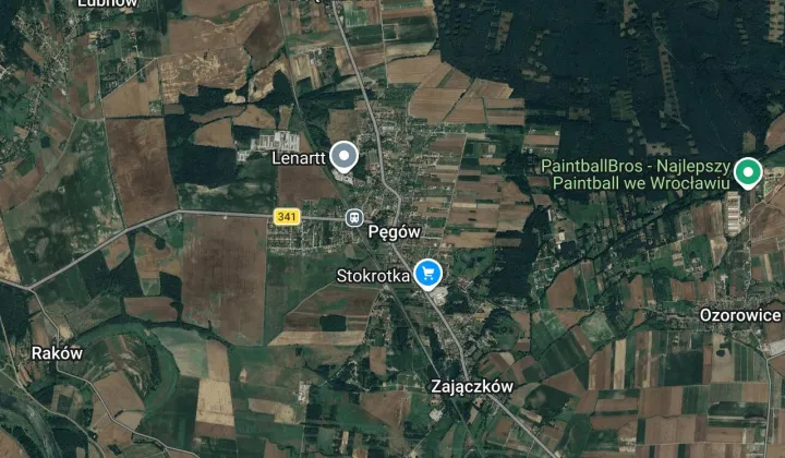 Działka siedliskowa Pęgów, Polna